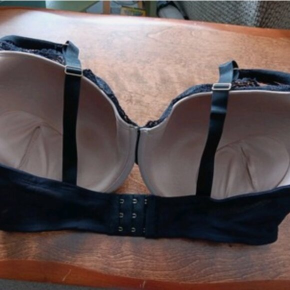 ThirdLove All Day Lace Uplift Plunge Bra In Black Size 40F NWOT - Picture 4 of 5
